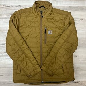 Men's Carhartt Tan Puffer Jacket